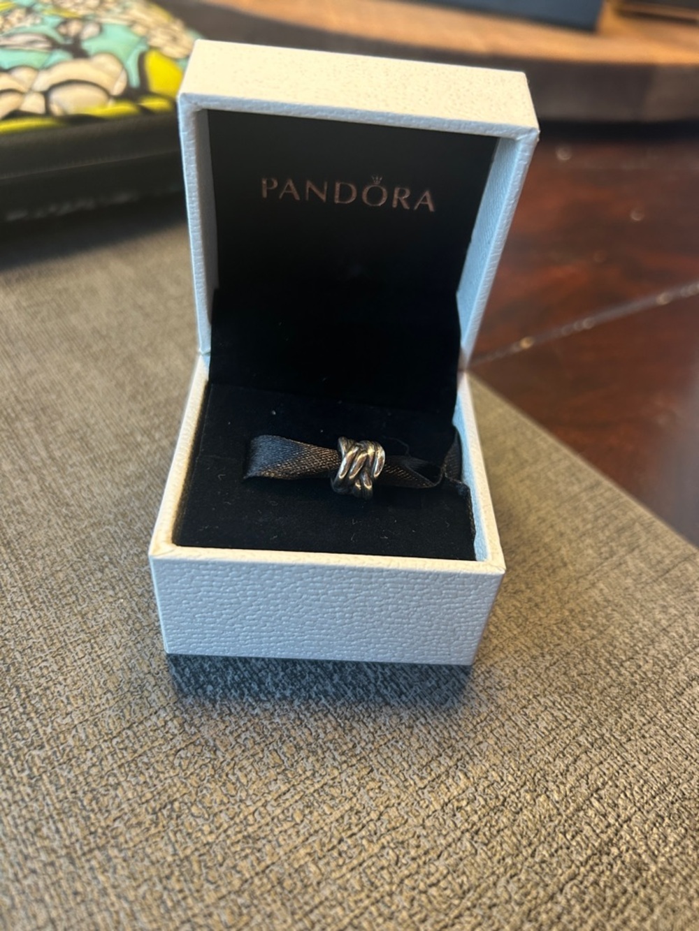 Pandora Sterling silver knot charm